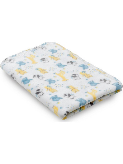Interbaby Animals Κουβέρτα Αγκαλιάς Fleece 80x110 Γκρι