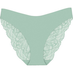 Triumph Body Make-Up Illusion Lace Γυναικείο Slip Χωρίς Ραφές με Δαντέλα Πράσινο Mint 10219711-7329