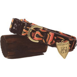 Dogness Reflective Blaze Κολάρο Σκύλου Καφέ 2.5x46-55cm