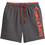 Superdry Ανδρικό Μαγιό Σορτς με Σχέδια Ανθρακί M3010248A-00Q