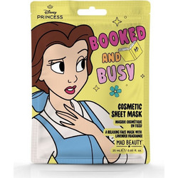 Mad Beauty Princess Express Yourself Belle Sheet Μάσκα Προσώπου για Ενυδάτωση με Υαλουρονικό & Αλόη 1τμχ