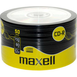 Maxell 624036 Εγγράψιμα CD-R 52x 700MB 50τμχ