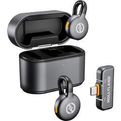 Hollyland Lark M2S Σετ 2 Μικρόφωνα Πέτου USB-C