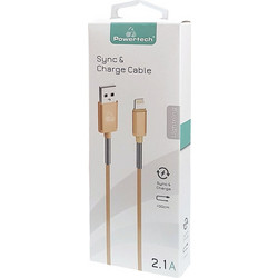 Powertech PTR-0019 USB-C to Lightning Cable 1m Golden