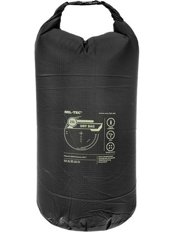 Mil-Tec 13878202 Στεγανός Σάκος Χειρός 25lt Μαύρος