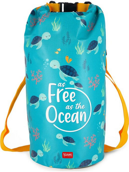 Legami Sea Turtle DBA0006 Στεγανός Σάκος Ώμου 10lt Γαλάζιος