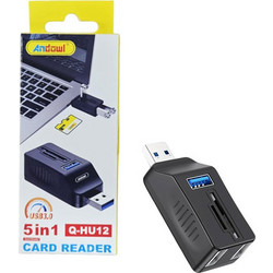Andowl Q-HU12 Card Reader USB-A 3.2 Gen 1 για SD / microSD