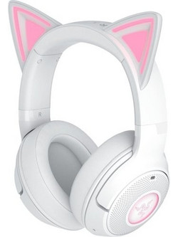 Razer Kraken Kitty V2 Bluetooth Ασύρματο Gaming Headset Over Ear White