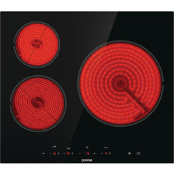 Gorenje ECT632BSCE Κεραμικές Εστίες Αυτόνομες με Λειτουργία Κλειδώματος 59x52cm