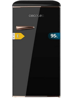 Cecotec CEC-00260 Retro Μονόπορτο Ψυγείο 95lt Υ89.3xΠ48.7xΒ59.2cm Μαύρο