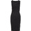 Guess Midi Βραδινό Φόρεμα Μαύρο W5YK27KAQL2-JBLK