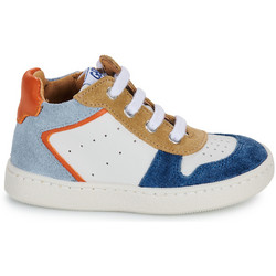 GBB Παιδικά Sneakers Μποτάκια Λευκά Royal Blue Γαλάζια Ταμπά AL251-42