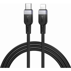 Hoco X109 USB-C to Lightning Cable 1m Black GER-HC-X109IP1M-BK