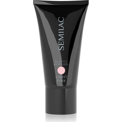 Semilac Elastic White Cream Light Pink Acrygel 30gr