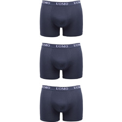 Uomo Ανδρικά Μποξεράκια Σετ 3Pack Ανθρακί BO281-GR