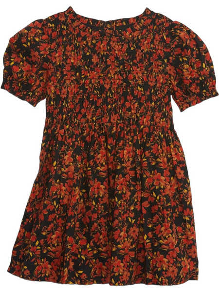 Gap Παιδικό Φόρεμα Floral Μπορντό 780201000