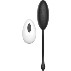 Kate 12 Function Remote Controlled Vibrating Egg Δονητής Egg για Ζευγάρια με Τηλεχειριστήριο Μαύρος