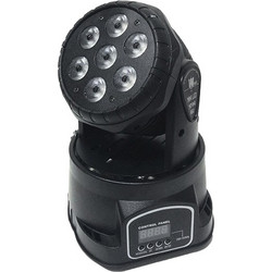 Globostar 511111 Φωτορυθμικό Προβολέας Wash LED DMX με Ρομποτική Κεφαλή RGBW