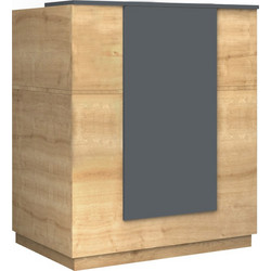 Megapap Gemini Γραφείο Reception Ξύλινο 100x70x110cm GP028-0133,1