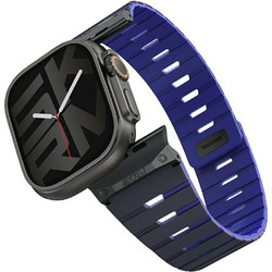 SKINARMA Gemini Λουράκι Σιλικόνης Navy (Apple Watch 44 / 45 / 46 / 49mm)