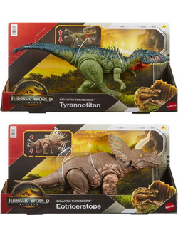 Mattel Jurassic World Rebirth Gigantic Thrashers Διάφορα Σχέδια Φιγούρα Δεινόσαυρος για 4+ Ετών JGB92