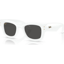 Ray-Ban Wayfarer RB4940 671/87 Γυαλιά Ηλίου Τετράγωνα Κοκάλινα Λευκά με Μαύρο Φακό