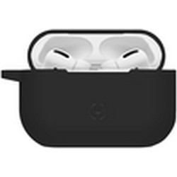 Celly Θήκη Σιλικόνης για Apple AirPods Pro 1 / 2 Μαύρη