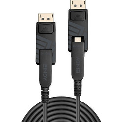 Lindy Καλώδιο Mini DisplayPort 1.4 to Mini DisplayPort Male 20m Black ORT-20