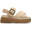 Clarks Evamar Ανατομικές Καλοκαιρινές Γυναικείες Πλατφόρμες Πολύ Ψηλές Μπεζ 26181202