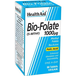 Health Aid Bio-Folate 1000μg 90 Κάψουλες