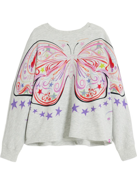 Desigual Παιδικό Φούτερ Γκρι Πολύχρωμο 25SGSK11-1001