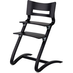 Leander Classic Καρεκλάκι Φαγητού Ξύλινο Black