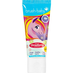 Brush Baby Natural Strawberry Παιδική Οδοντόκρεμα 50ml