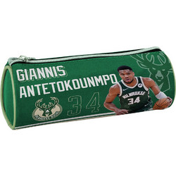 Back Me UP NBA Antetokounmpo Κασετίνα Βαρελάκι Πράσινη 378-07140
