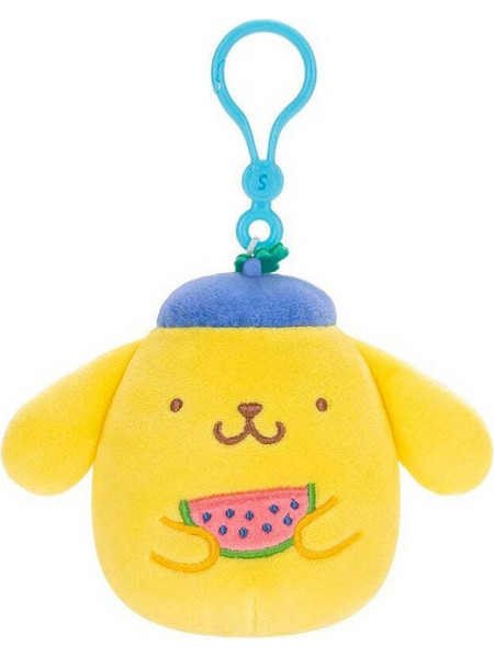 Jazwares Squishmallows Sanrio Tropical Food Pompompurin με Κλιπ 9cm