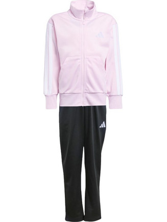 Adidas Παιδικό Σετ Φόρμας Ροζ Μαύρο JX8771