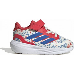 Adidas Runfalcon 5.0 Παιδικά Αθλητικά Παπούτσια για Τρέξιμο Κόκκινα Μπλε JP6168