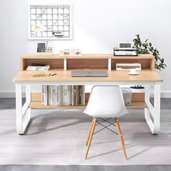 Pakoworld Evrepy Γραφείο Ξύλινο με Βιβλιοθήκη 100x60x73cm 072-000165