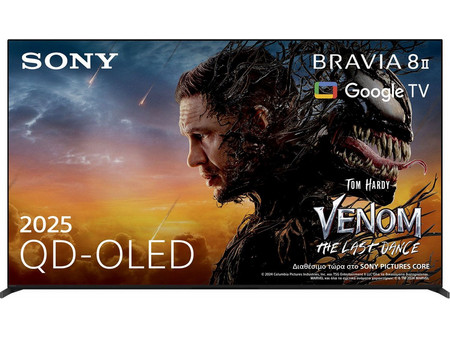 Sony Bravia 8 II K55XR8M25BP Smart Τηλεόραση 55" 4K UHD OLED HDR (2025)