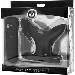 Master Series Ass Anchor Πρωκτική Σφήνα Ασύρματη με Δόνηση Μαύρη