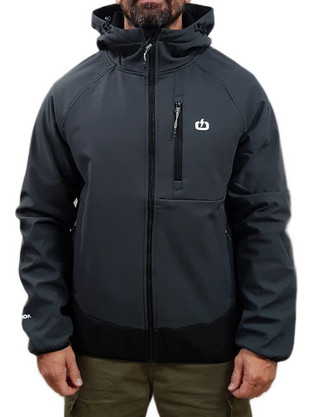 Emerson Ανδρικό Μπουφάν Χειμωνιάτικο Bomber Ανθρακί 252.EM11.11
