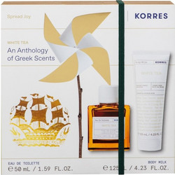 Korres White Tea Eau de Toilette 50ml + Body Milk 125ml
