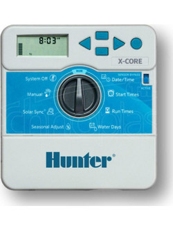 Hunter X-Core XC-2 Indoor Προγραμματιστής Ποτίσματος Ρεύματος 8 Στάσεων