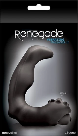 renegade vibrating massager NS Novelties Renegade Vibrating Massager II Πρωκτικός Δονητής 9cm Μαύρος