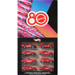 Mattel Hot Wheels 80th Anniversary Σετ των 8 JGK09