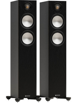 Monitor Audio Bronze 300 7G Ζεύγος Ηχείων Hi-Fi Δαπέδου 150W 2.5 Δρόμων Black