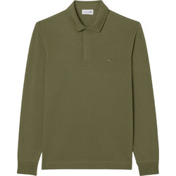 Lacoste Paris Ανδρική Μπλούζα Polo Μακρυμάνικη Χακί PH2481-E9F