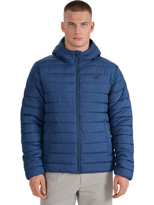 4F Ανδρικό Μπουφάν Χειμωνιάτικο Puffer Navy Μπλε 4FWAW25TDJAM598-32S