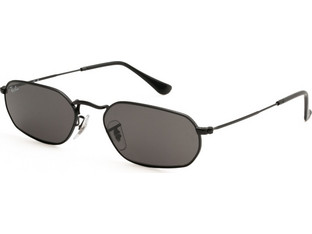 Ray-Ban RB3947 02/B1 Ανδρικά Γυαλιά Ηλίου Ορθογώνια Μεταλλικά Μαύρα με Μαύρο Φακό