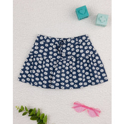 Prenatal Παιδική Φούστα Σορτς Λινή Floral Navy Μπλε 1493282